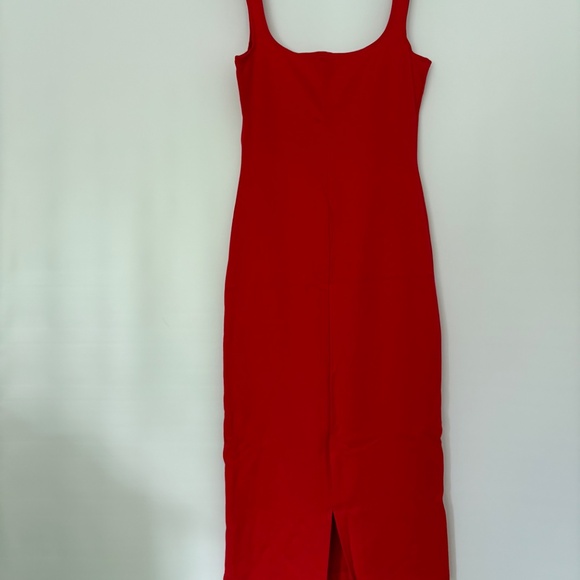 American Apparel Red Body Con Dress (M) - Picture 2 of 4